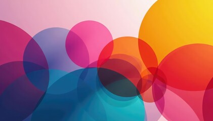 Obraz premium Overlapping circles creating a rhythmic flow, monochrome gradient, contemporary, grey, optical
