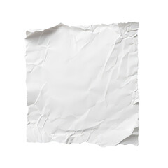 Obraz premium Wrinkled white paper offers a texture for creative backgrounds and artistic designs in various projects