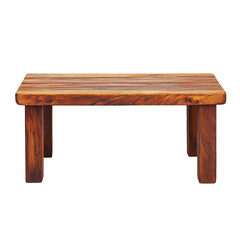 Rustic wooden table crafted from durable timber perfect for any cozy indoor or outdoor setting