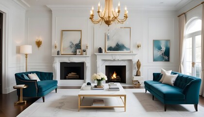 Photo interior modern design room 3d illustration