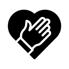 pledge glyph icon