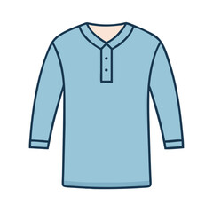 Shop light blue long sleeve shirt for men casual wear fashion apparel clothing vector design item