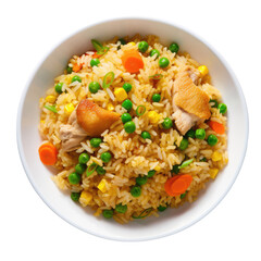  High-Resolution PNG of Chinese Chicken Fried Rice
