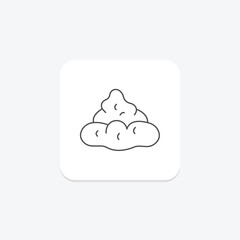 Fresh Cow Dung, vector, pixel perfect, illustrator file