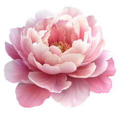 pink lotus isolated on white isolated on transparent background
