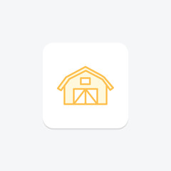 Livestock Barn, vector, pixel perfect, illustrator file