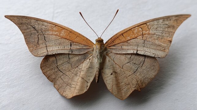 Camouflaged Leafwing Butterfly: Nature's Master of Disguise