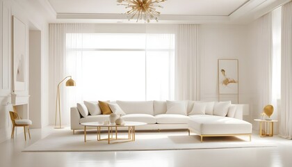 Fototapeta premium Photo interior modern design room 3d illustration