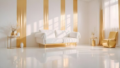 Photo interior modern design room 3d illustration