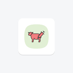 Livestock Vaccination, vector, pixel perfect, illustrator file