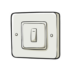 light switch icon, light switch vector illustration-simple illustration of light switch, perfect for light switch logos and icons
