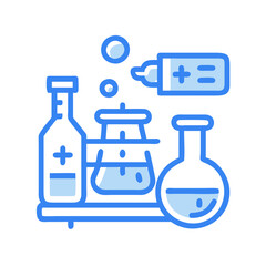 Fototapeta premium medical lab icon, medical lab vector illustration-simple illustration of medical lab, perfect for medical lab logos and icons