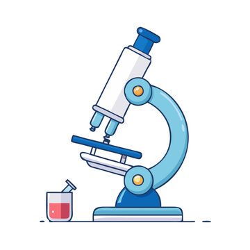 microscope icon, microscope vector illustration-simple illustration of microscope, perfect for microscope logos and icons