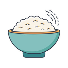 Illustration of rice rice bowl rice food rice dish rice meal rice cuisine rice grain rice plate