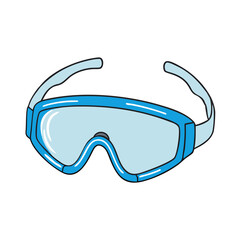 safety goggles icon, safety goggles vector illustration-simple illustration of safety goggles, perfect for safety goggles logos and icons