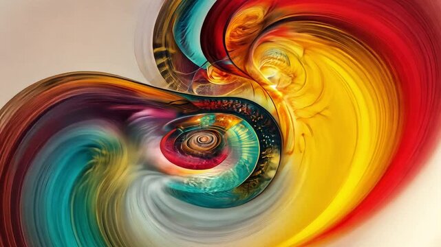 Abstract Swirl of Colors: A captivating abstract image of vibrant, swirling colors, creating a mesmerizing interplay of hues and shapes. Evoking emotions of energy, movement, and boundless creativity.