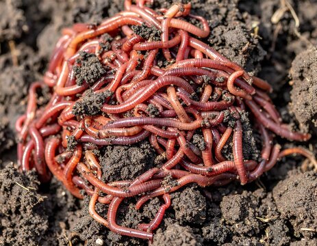 close up of a worm on ground