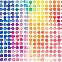 Colorful abstract patterns showcase art studio digital artwork creative environment aerial view visual harmony