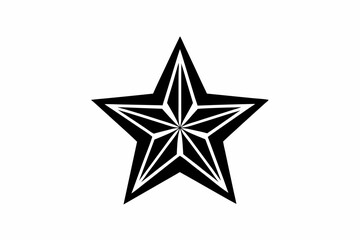 Star silhouette vector illustration