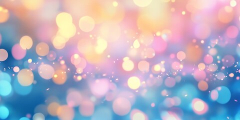 Pastel Bokeh Background Design