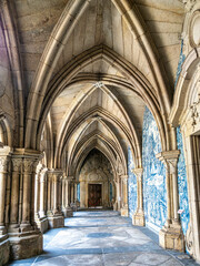 Fototapeta premium Porto Cathedral - Se do Porto, a Roman Catholic church located in the historical center of the city of Porto, Portugal