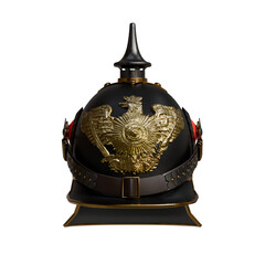 Fototapeta premium German pickelhaube. Historical military helmet.