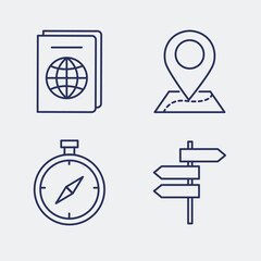 Travel and Direction Icons