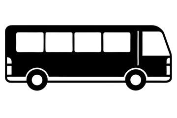 Bus   silhouette vector illustration