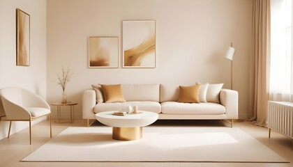 Photo interior modern design room 3d illustration