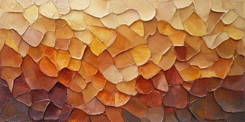 Abstract Hues of Autumn Palette