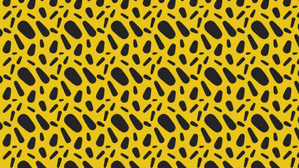 Seamless small  dash pattern on yellow background
