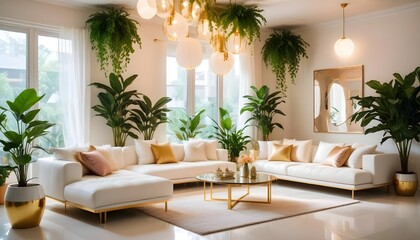 Obraz premium Photo interior modern design room 3d illustration