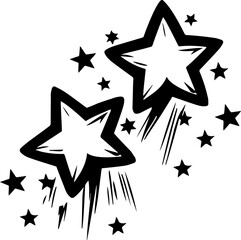 Magical Shooting Star Clipart