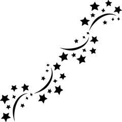 Magical Shooting Star Clipart