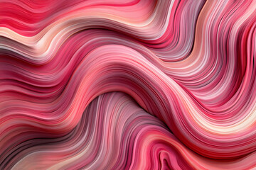 Fototapeta premium Abstract Pink Swirls: Fluid Art Design
