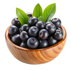 Acai isolated on a transparent background.