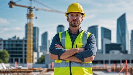 portrait of a construction worker
