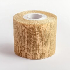 Beige athletic tape roll