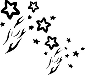 Magical Shooting Star Clipart