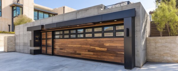 Modern gate design minimalist aesthetic c-1 - security double contemporary