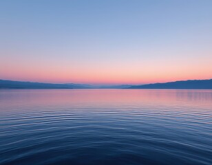 Serene Lake at Sunset