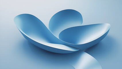 white pills on blue background