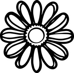 Cute Daisy Clipart for Craft Projects

