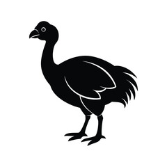 dodo bird silhouette art illustration © DipuChandra