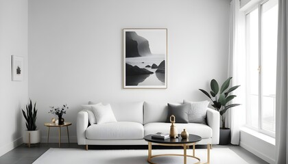 Photo interior modern design room 3d illustration