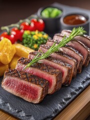 Tender roasted lamb and duck delicious go-3 - slow food serving fine