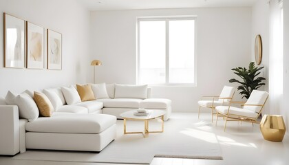 Photo interior modern design room 3d illustration
