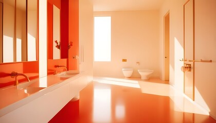 Photo interior modern design room 3d illustration