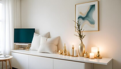 Photo interior modern design room 3d illustration