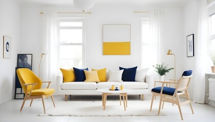 Photo interior modern design room 3d illustration
